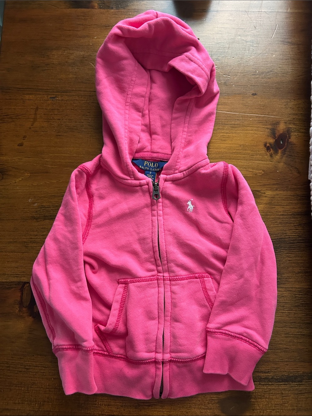 Girls Ralph Lauren Zip Up Hoodie